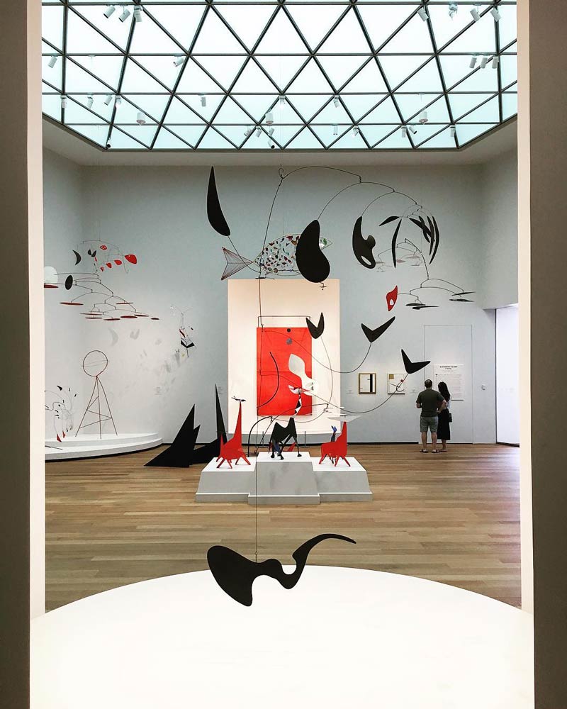 @aquinsta - Alexander Calder artworks at National Gallery of Art East Building in Washington, DC - Free modern art museum on the National Mall