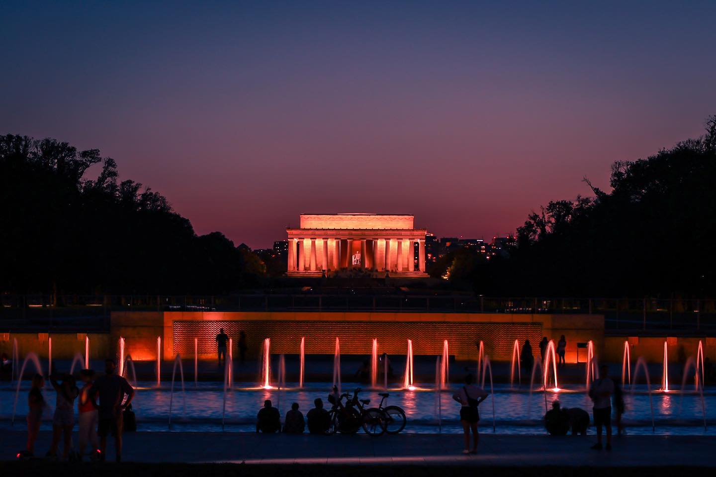 @jonahmanningphoto - Lincoln Memorial bei Sonnenuntergang