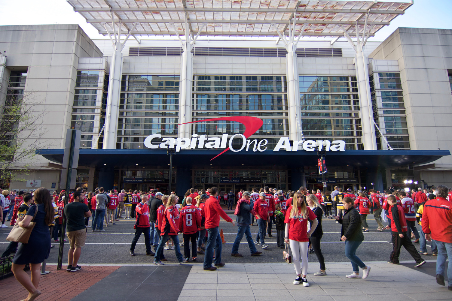Washington Capitals Fans Fill The Streets With Red To Celebrate