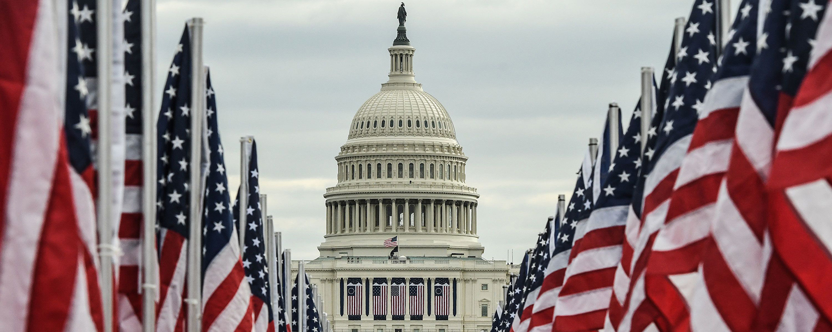 U.S. Capitol during Inauguration Day