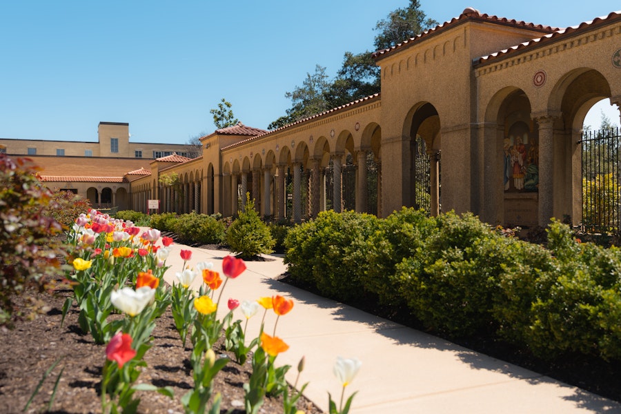 Franciscan Monastery and surrounding garden 