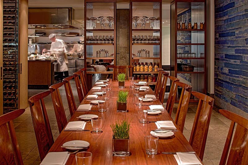 미슐랭 스타를 받은 Blue Duck Tavern의 Chef's Table - 워싱턴 DC의 150명 이하의 친밀한 그룹을 위한 프라이빗 다이닝 공간