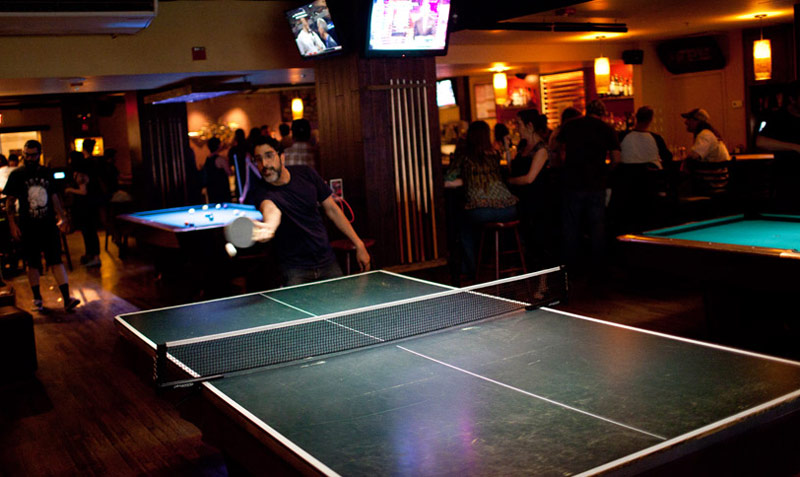 Playing ping pong at Breadsoda - Bars and restaurants where you can play ping pong in Washington, DC