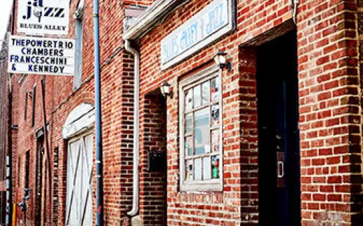 Blues Alley in Georgetown
