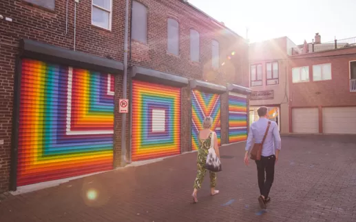 Love mural
