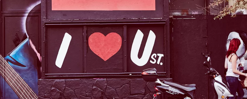 I heart U Street Mural