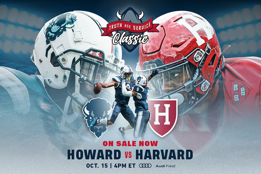 Truth and Service Classic poster for Howard v Harvard football game