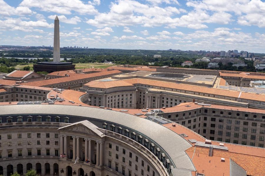 View from top of Old Post Office Tower