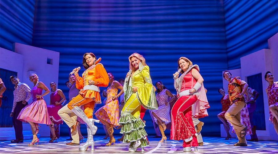 Photo from stage production of 'Mamma Mia! 