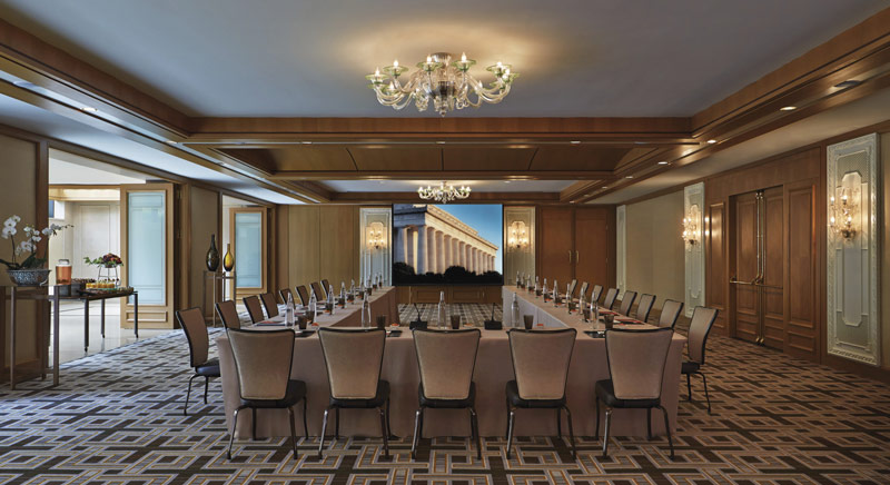 Meeting space with natural light at the Four Seasons Hotel in Georgetown - Event and meeting space in Washington, DC