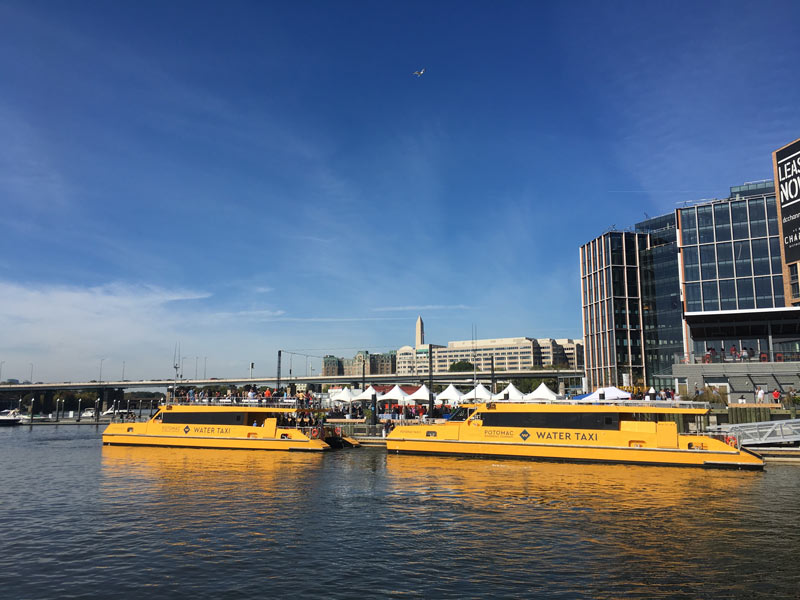 Water Taxi at The Wharf on the Southwest Waterfront - How to get to The Wharf in Washington, DC