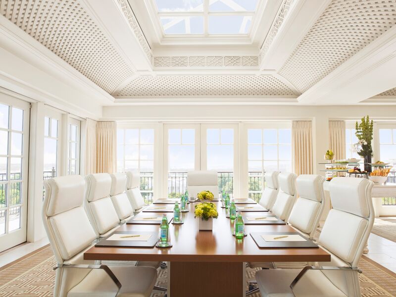 Boardroom at Top of the Hay at The Hay-Adams hotel - Meeting space with natural light in Washington, DC