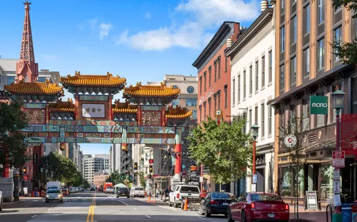 Friendship Archway in Chinatown with Motto by Hilton Washington DC City Center
