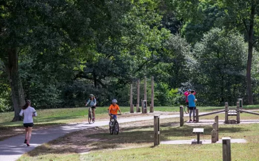 Exercising in Rock Creek Park - Free outdoor activities in Washington, DC
