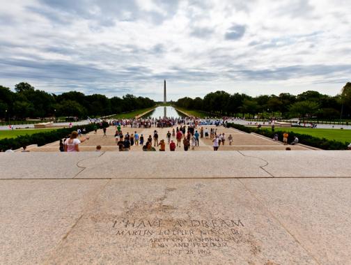 Where Martin Luther King, Jr. Delivered His "I Have a Dream" Speech on the Lincoln Memorial Steps - National Mall - Washington, DC